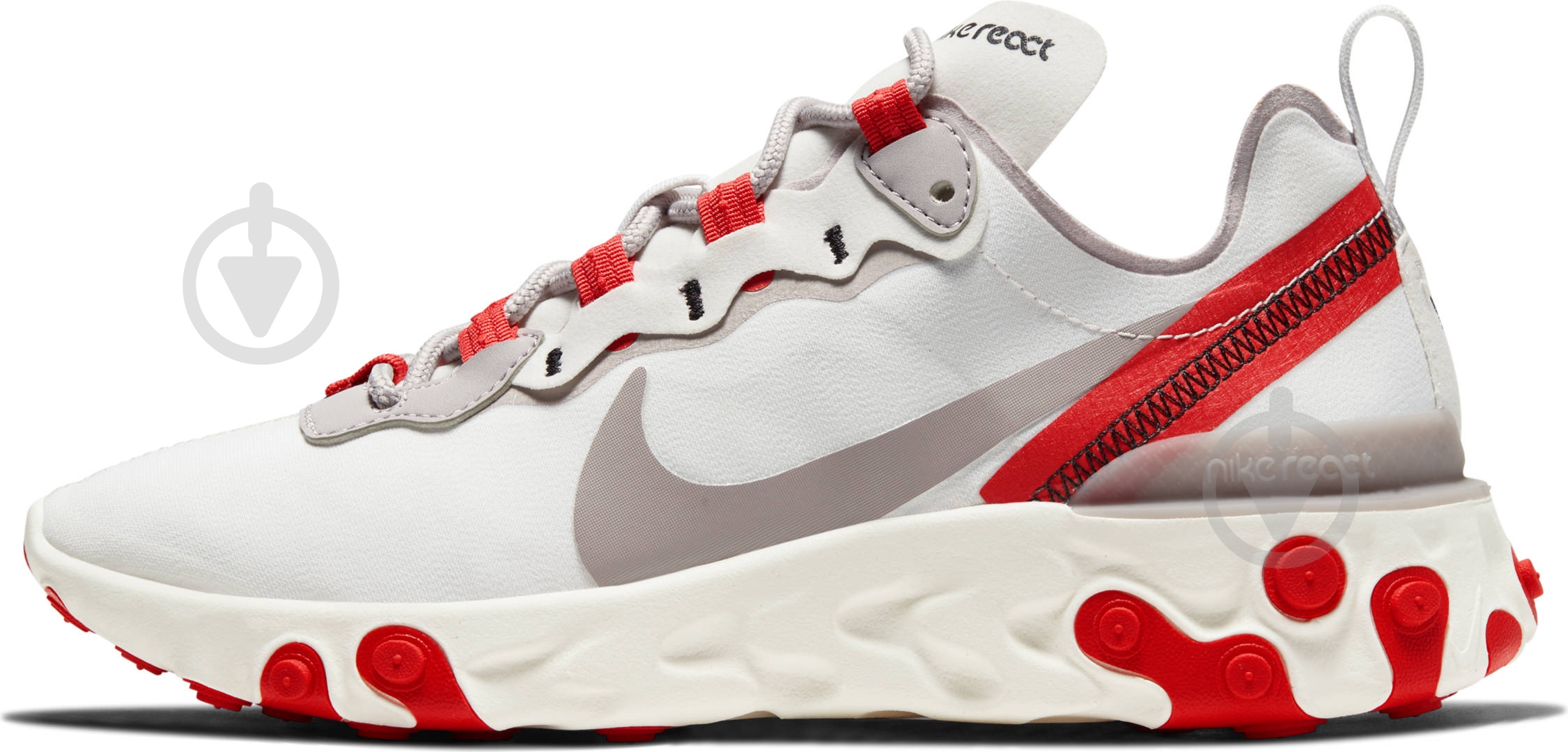 Кросівки жіночі демісезонні Nike React Element 55 BQ2728-010 р.38,5 сірі - фото 5