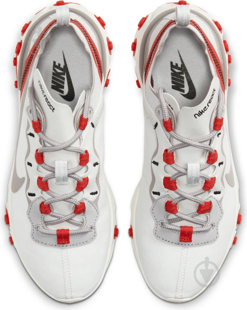 Кросівки жіночі демісезонні Nike React Element 55 BQ2728-010 р.38,5 сірі - фото 7