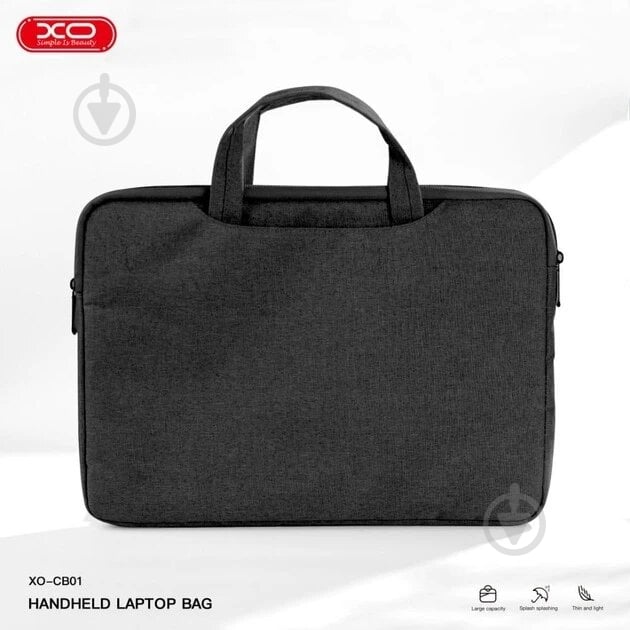 Сумка для ноутбука Xo CB01 14" black (CB01-14.black) CB01 (14 дюймів) - фото 3