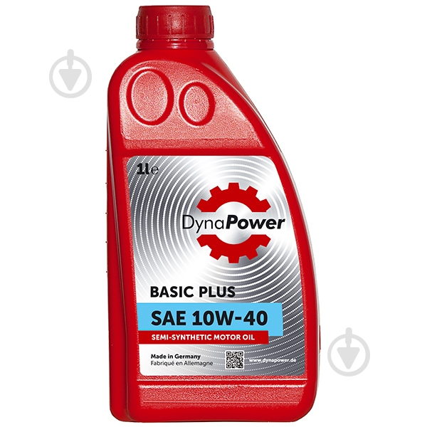 Моторное масло полусинтетическое DynaPower Basic Plus 10W-40 1 л (50061216) - фото 1