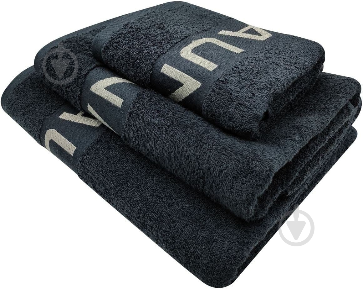 Полотенце Sauna 100x150 см серый Simi - фото 1