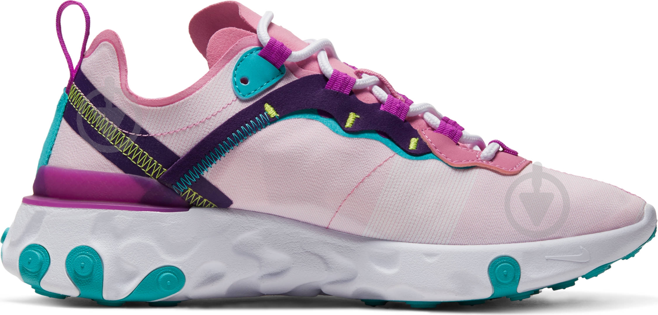 Кроссовки женские демисезонные Nike React Element 55 BQ2728-603 р.40,5 розовые - фото 4