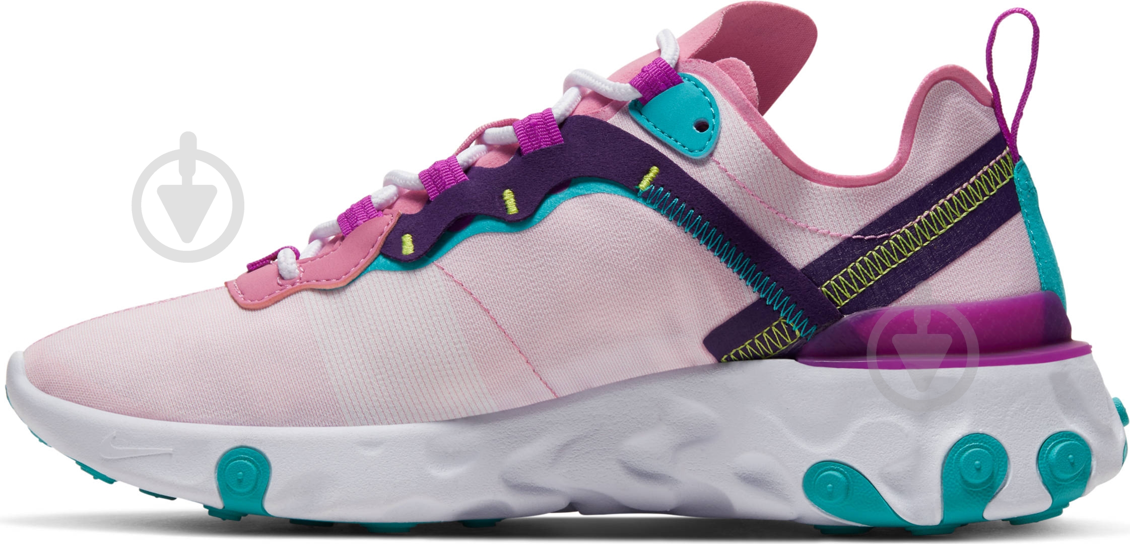 Кроссовки женские демисезонные Nike React Element 55 BQ2728-603 р.41 розовые - фото 6