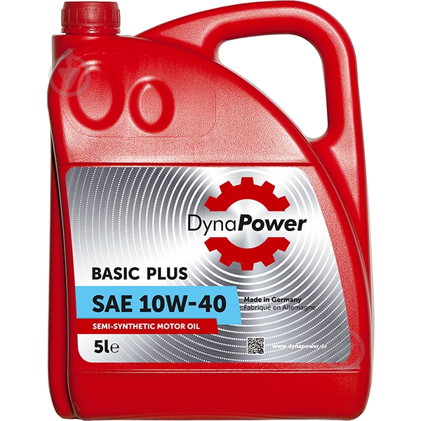 Моторное масло полусинтетическое DynaPower Basic Plus 10W-40 5 л (50061215) - фото 1 Моторное масло полусинтетическое DynaPower Basic Plus 10W-40 5 л (50061215) - фото 1
