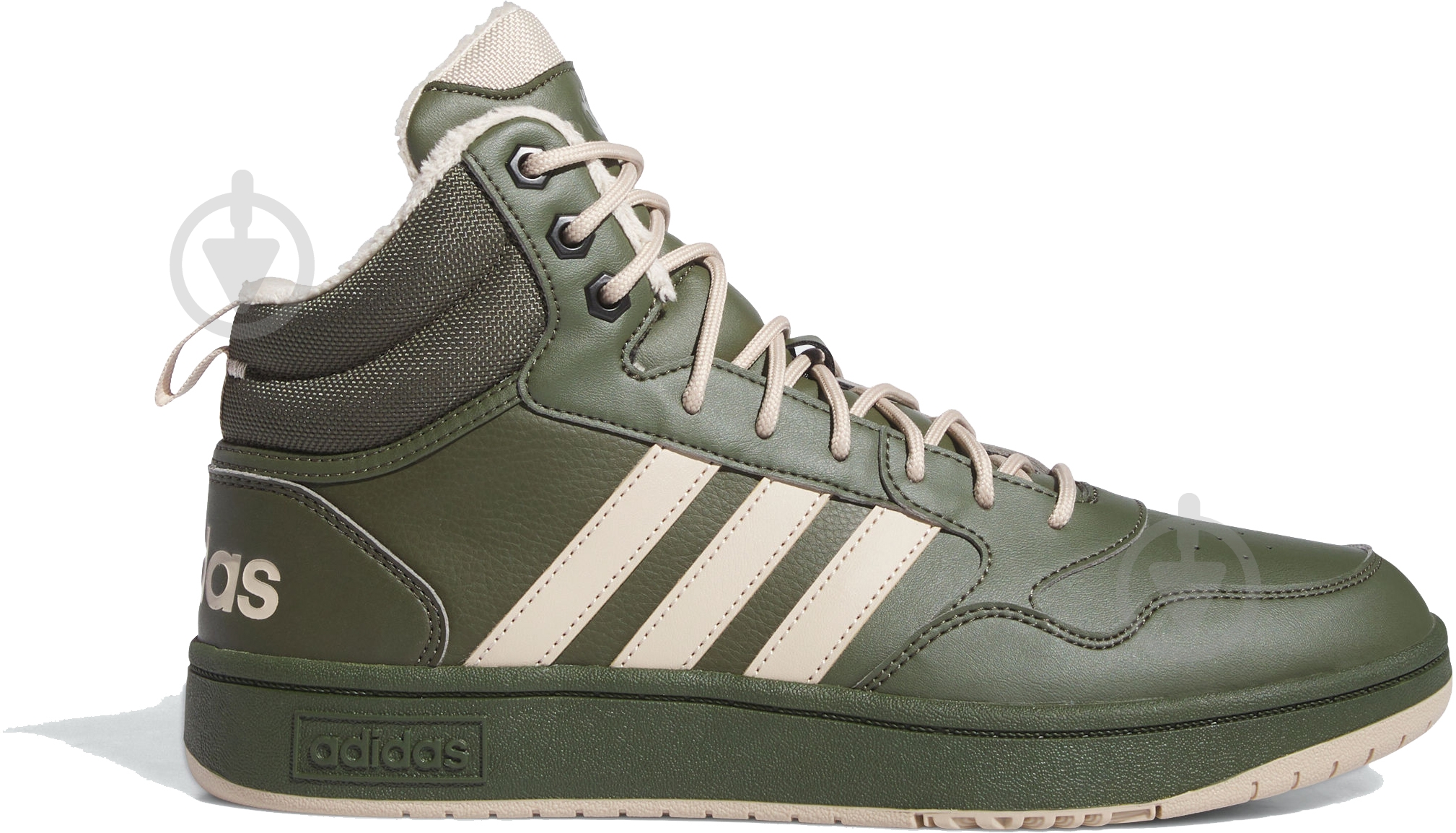 ᐉ Ботинки Adidas HOOPS 3.0 MID WTR IH0163 р.40 2/3 хаки • Купить