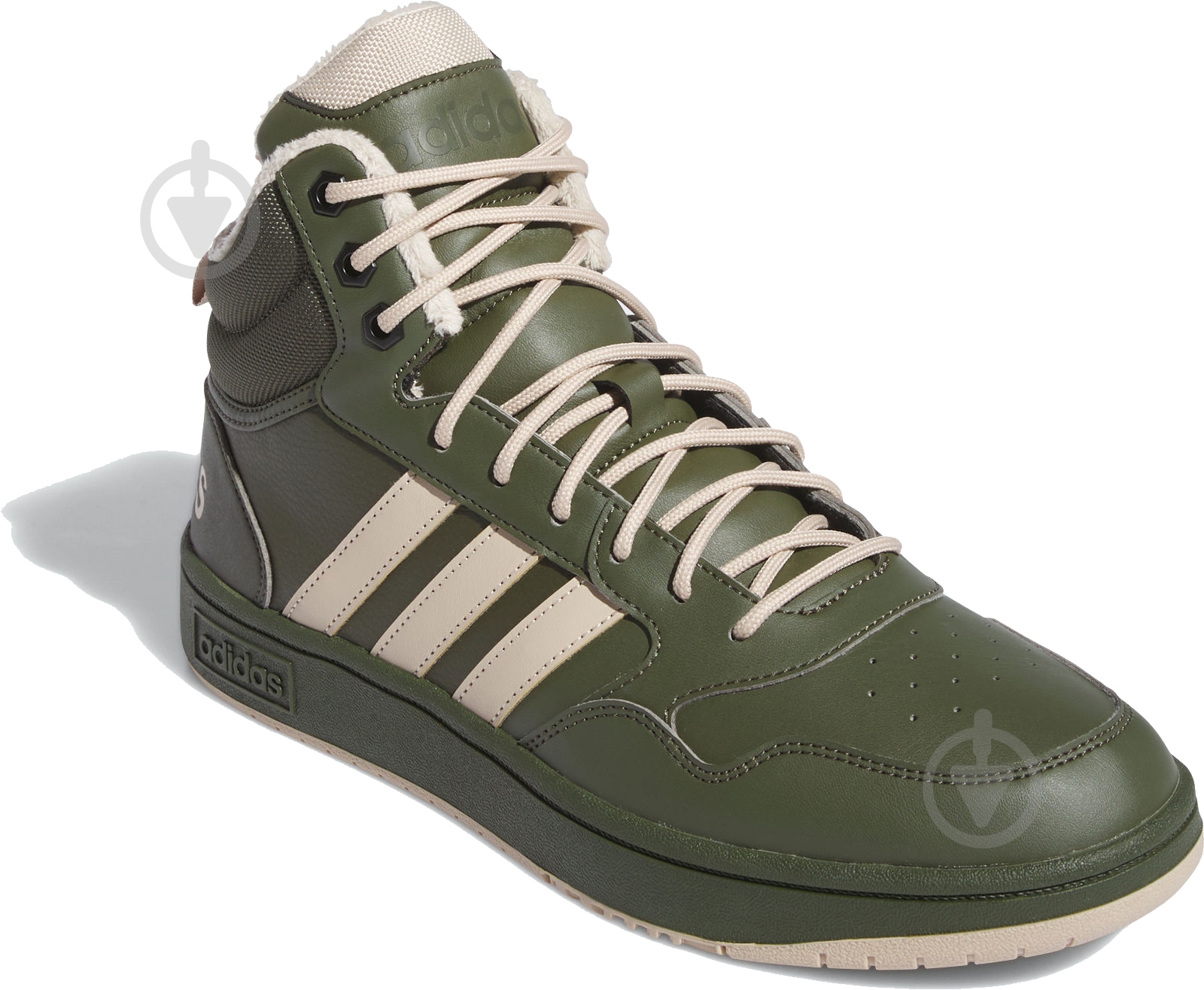 ᐉ Ботинки Adidas HOOPS 3.0 MID WTR IH0163 р.40 2/3 хаки • Купить
