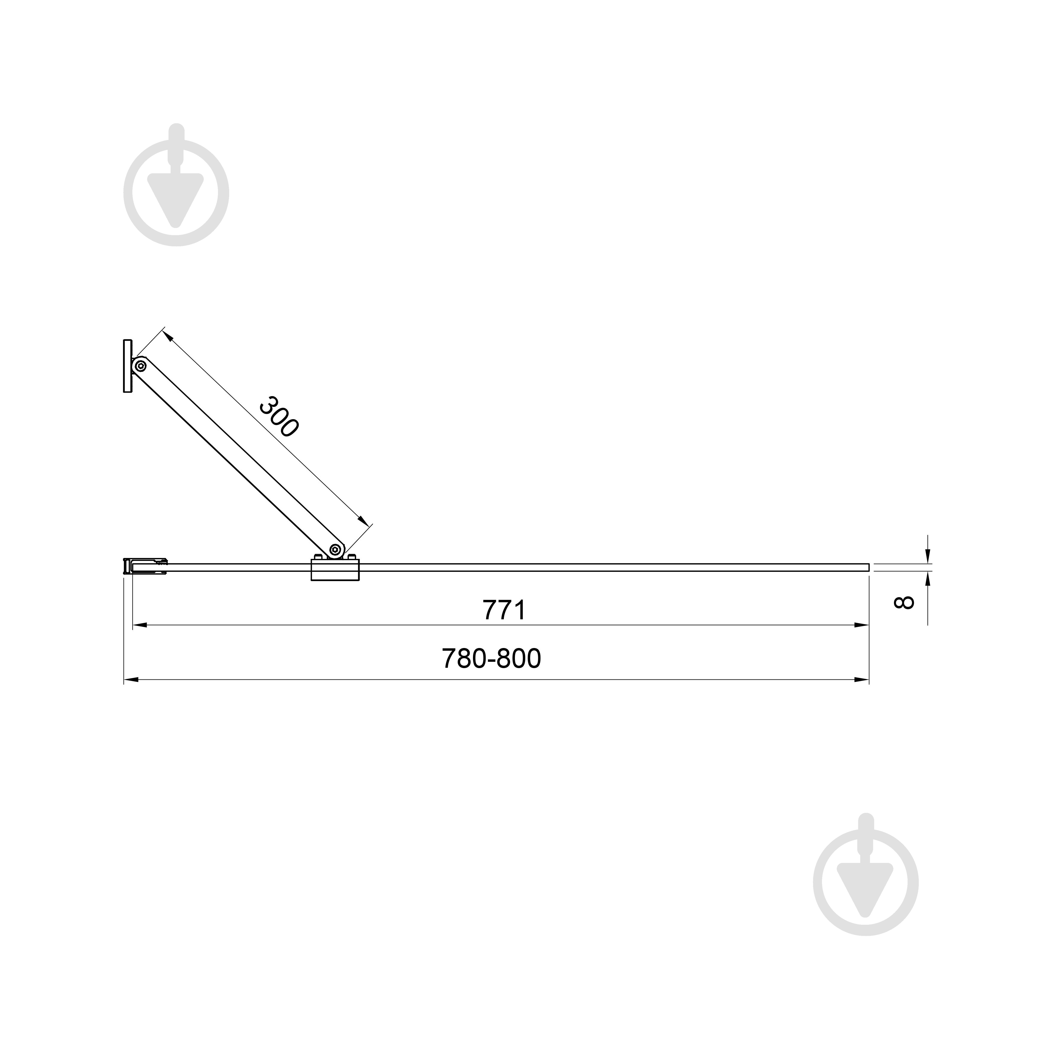 Шторка для ванны Koller Pool Proxima 800х1500 мм chrome, скло 8 мм grape - фото 4 Шторка для ванны Koller Pool Proxima 800х1500 мм chrome, скло 8 мм grape - фото 4