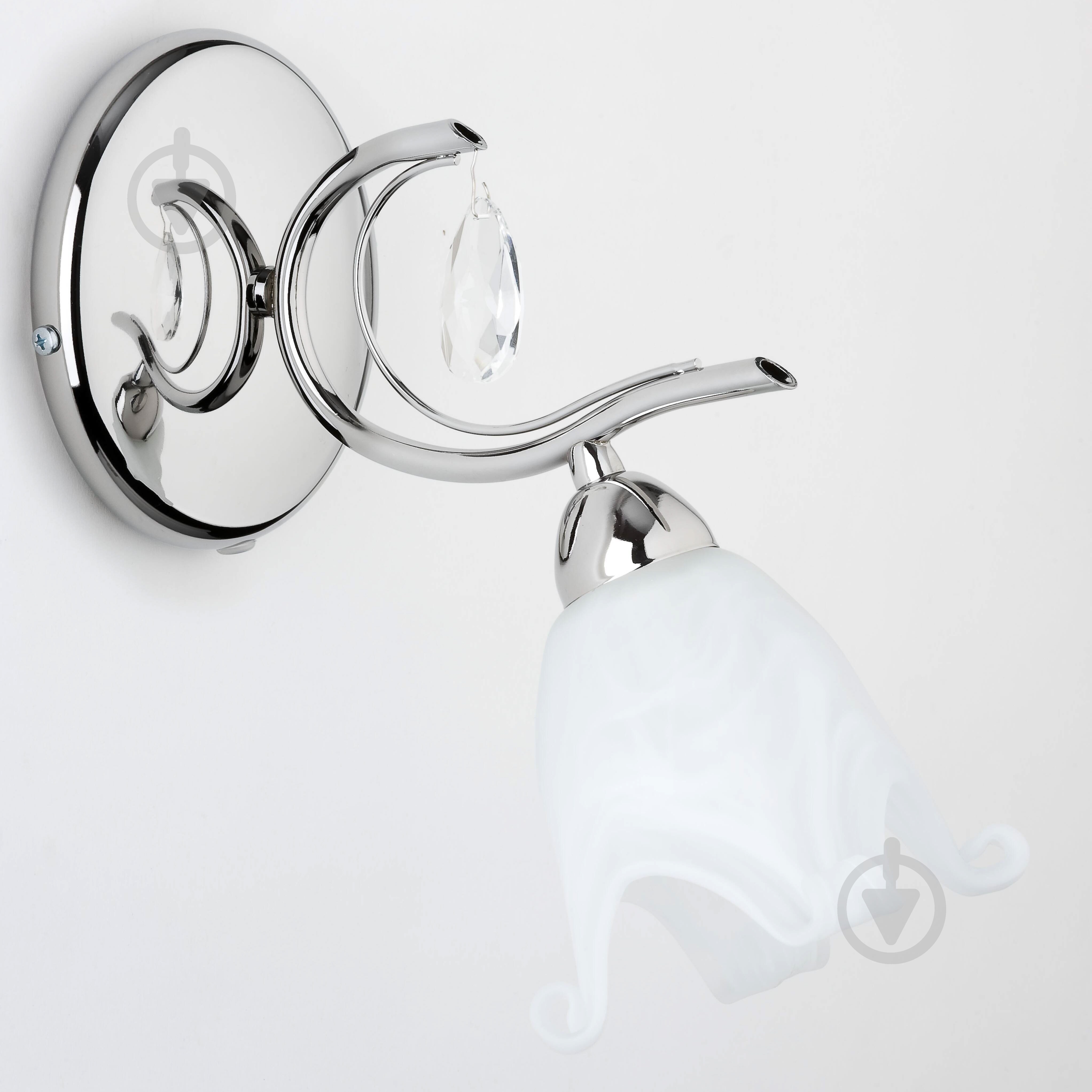 Бра ALFA Kati 13510 1x40 Вт E14 хром - фото 1