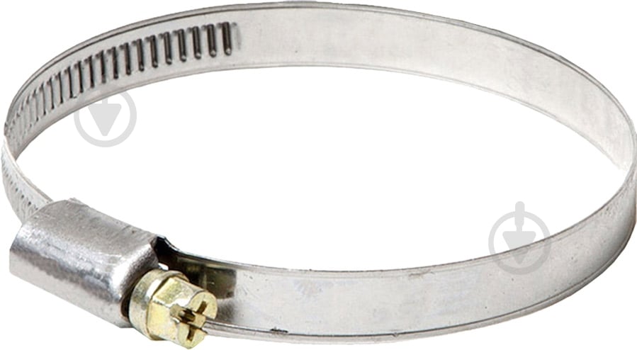 Хомут червячный оцинкованная сталь 32-50 мм сталь - фото 1