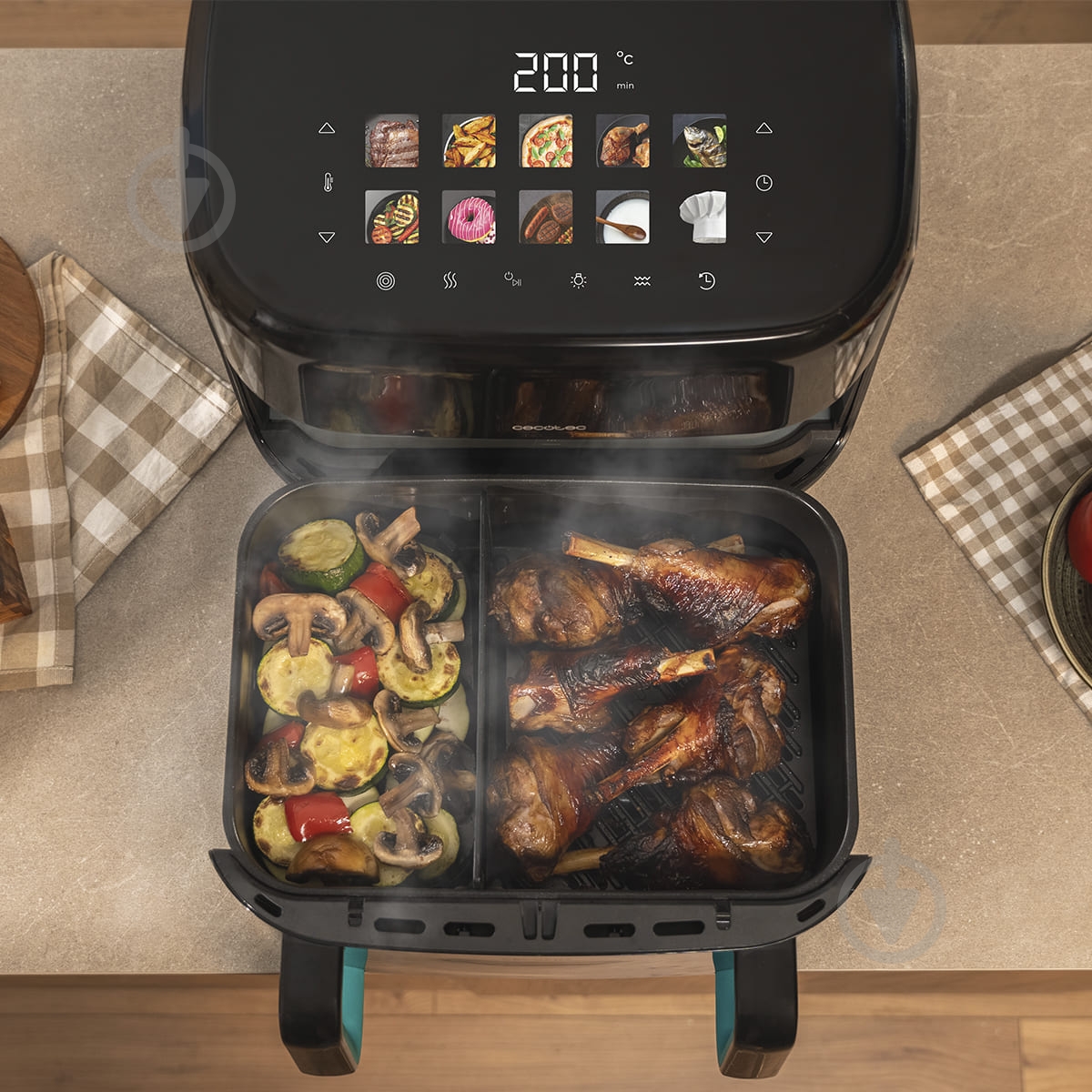 Мультипіч CECOTEC Cecofry&Grill Smokin'Prime 11000 - фото 10