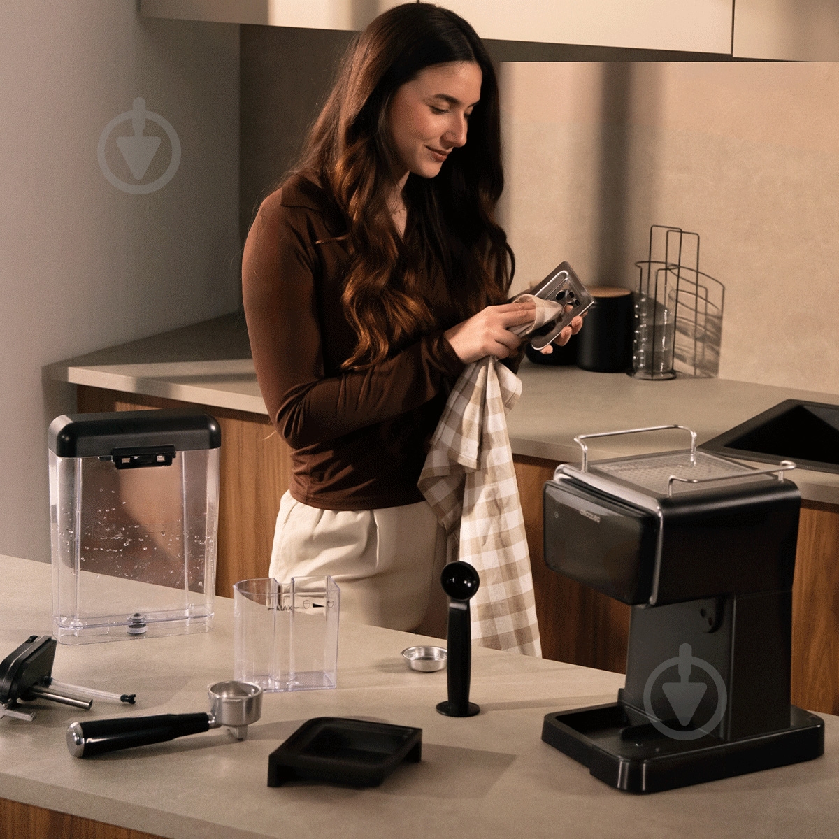 Кофеварка рожковая CECOTEC Power Espresso Touch ColdBrew Latte - фото 10