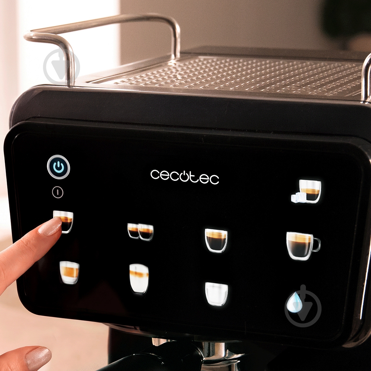 Кофеварка рожковая CECOTEC Power Espresso Touch ColdBrew Latte - фото 3