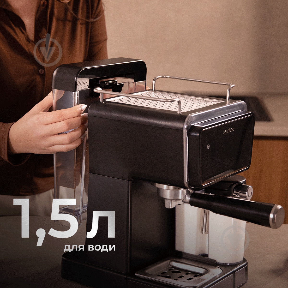 Кофеварка рожковая CECOTEC Power Espresso Touch ColdBrew Latte - фото 6