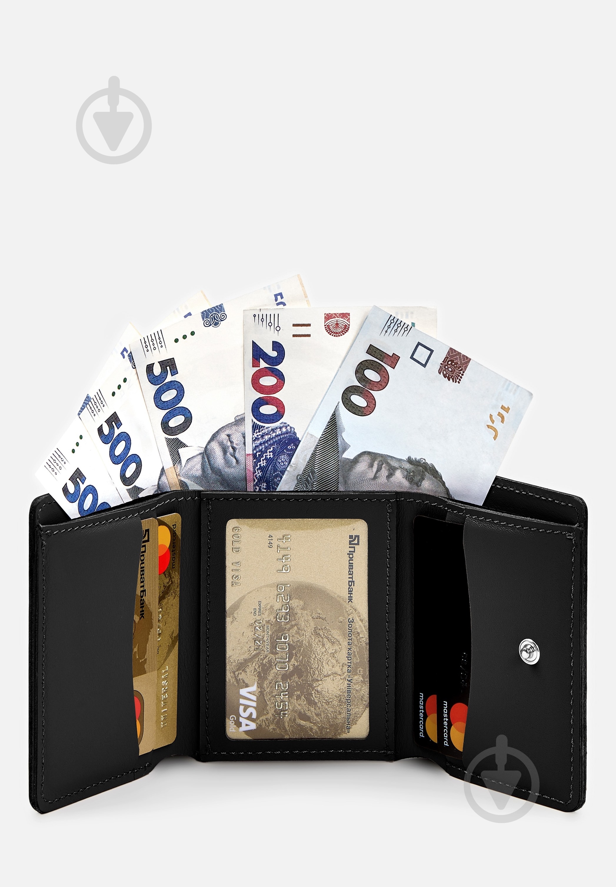 Гаманець Wings Trinity чорний TW-Trinity-black - фото 2