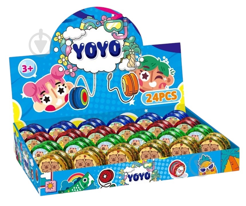 Игрушка Shantou Йо-йо со световым эффектом JSF375122 - фото 1 Игрушка Shantou Йо-йо со световым эффектом JSF375122 - фото 1