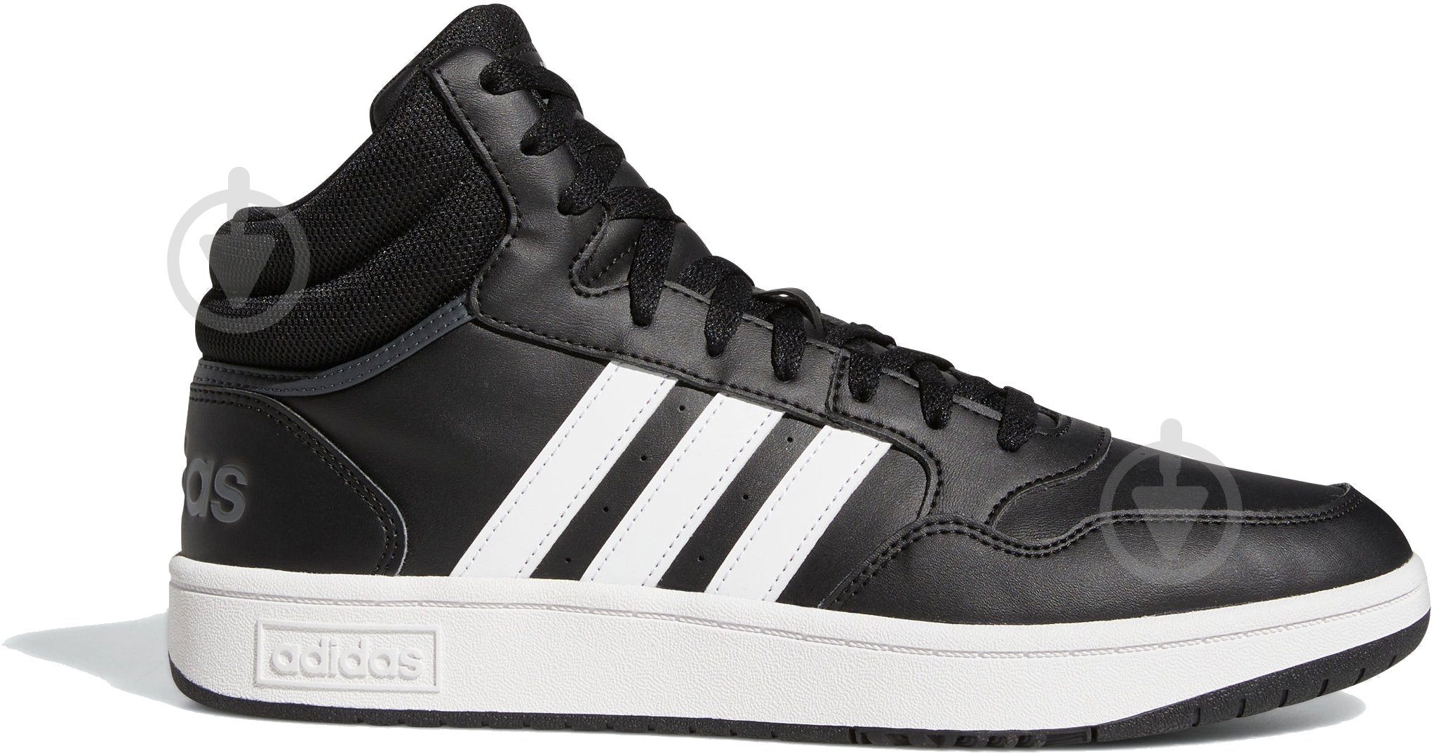 Черевики Adidas HOOPS 3.0 MID GW3020 р.42 2/3 чорний - фото 1