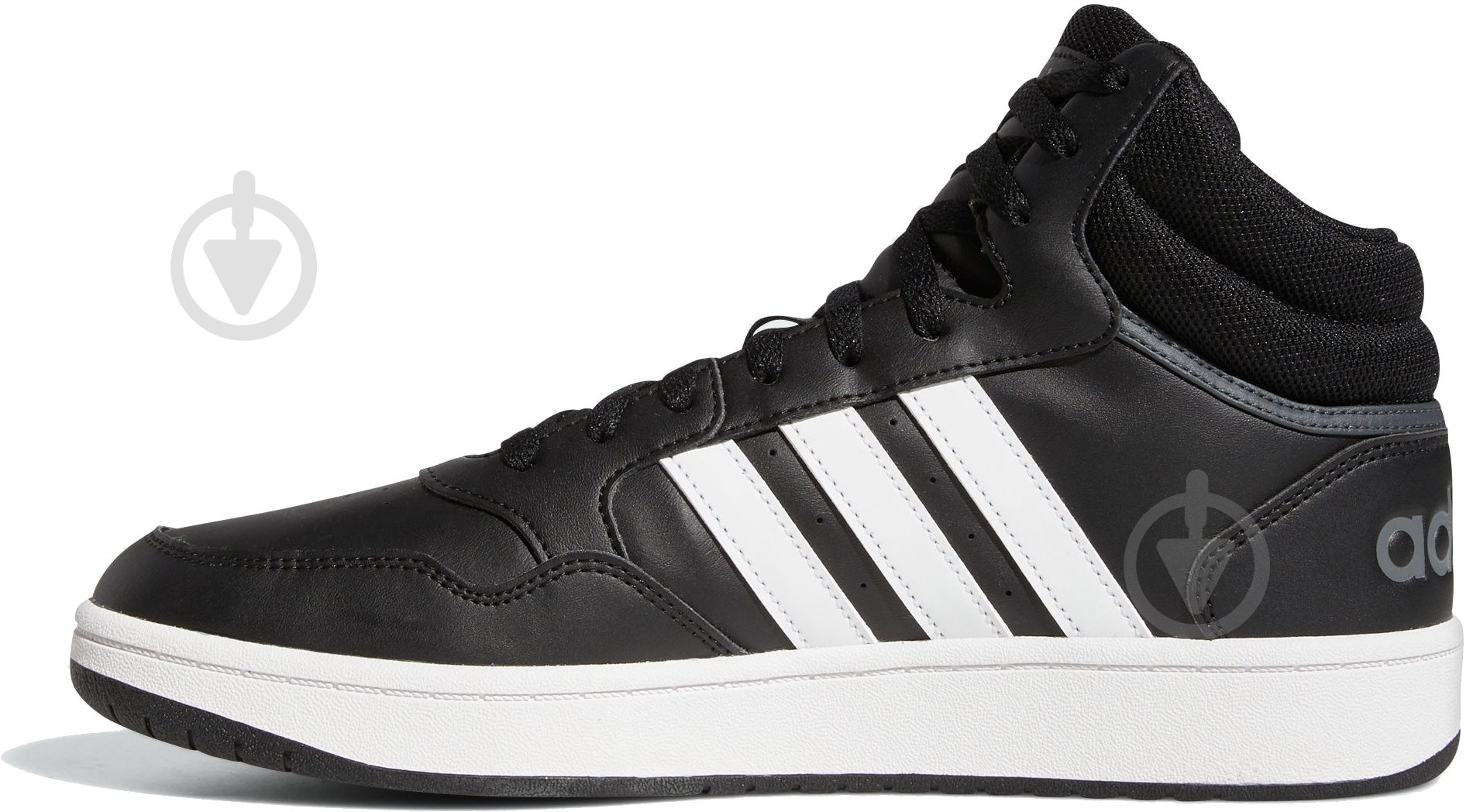 Черевики Adidas HOOPS 3.0 MID GW3020 р.42 2/3 чорний - фото 2