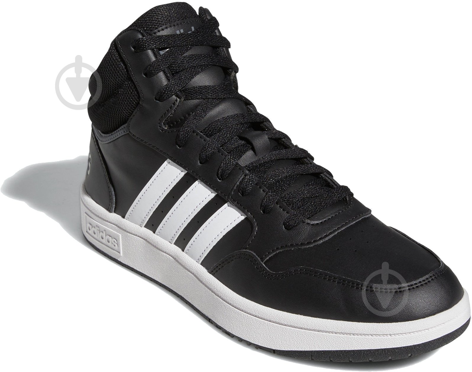 Черевики Adidas HOOPS 3.0 MID GW3020 р.42 2/3 чорний - фото 3
