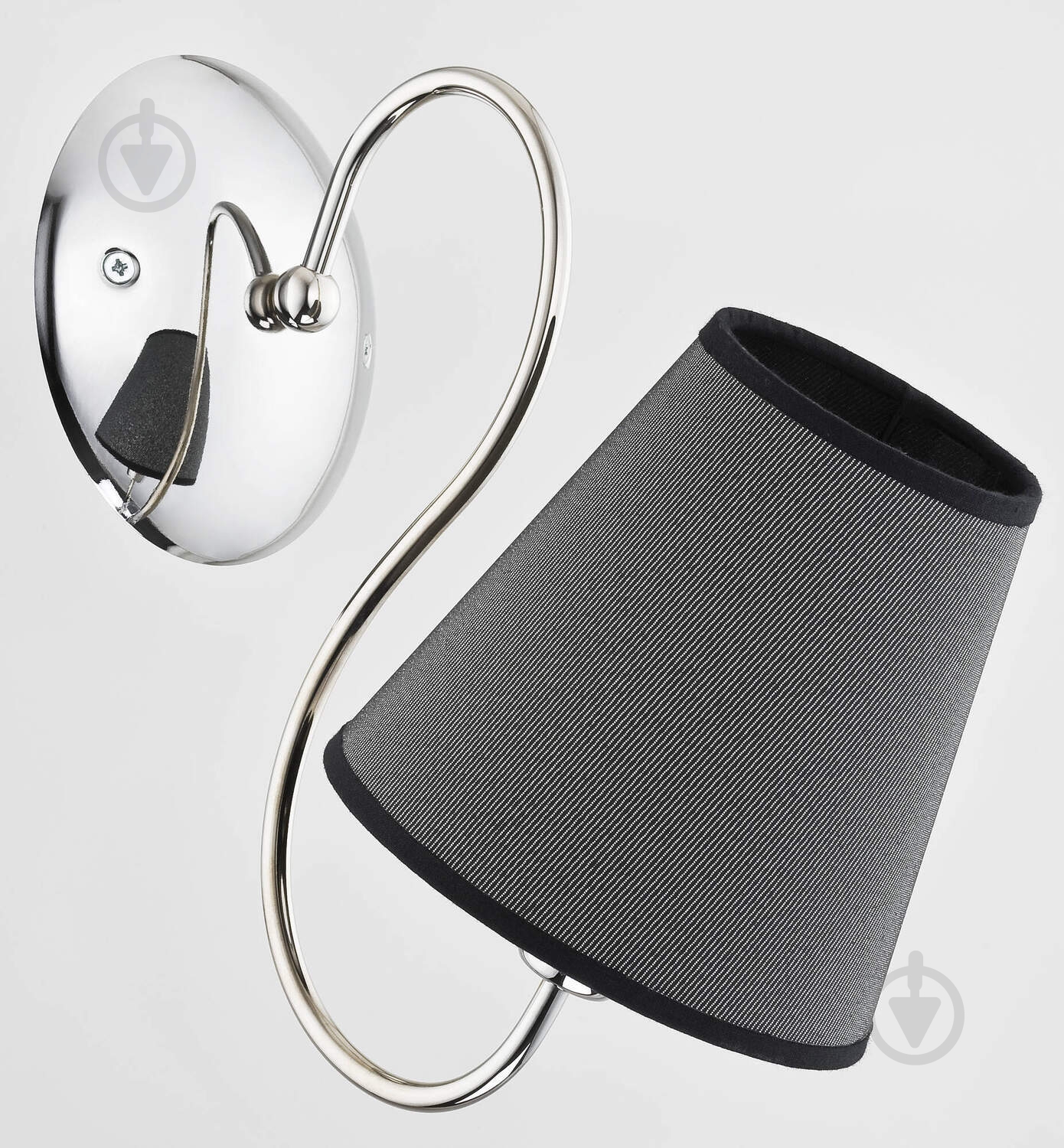 Бра ALFA Ribera 11550 1x40 Вт E14 серый - фото 1