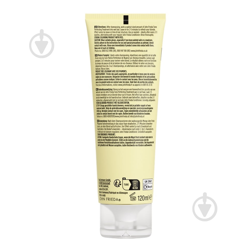 John Frieda Blonde toners Honey Blonde 120 мл - фото 2