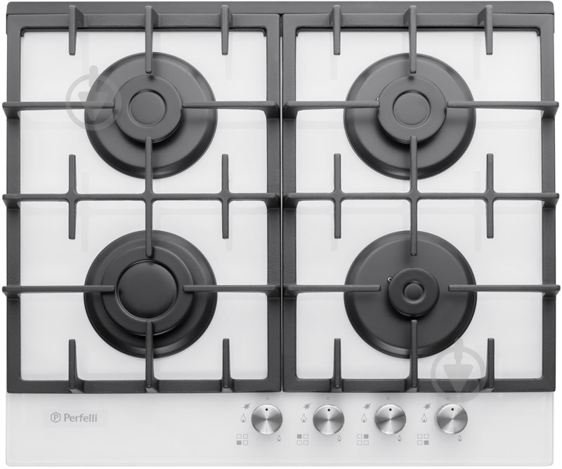 Варочная поверхность газовая Perfelli HGG 61429 WH - фото 1 Варочная поверхность газовая Perfelli HGG 61429 WH - фото 1