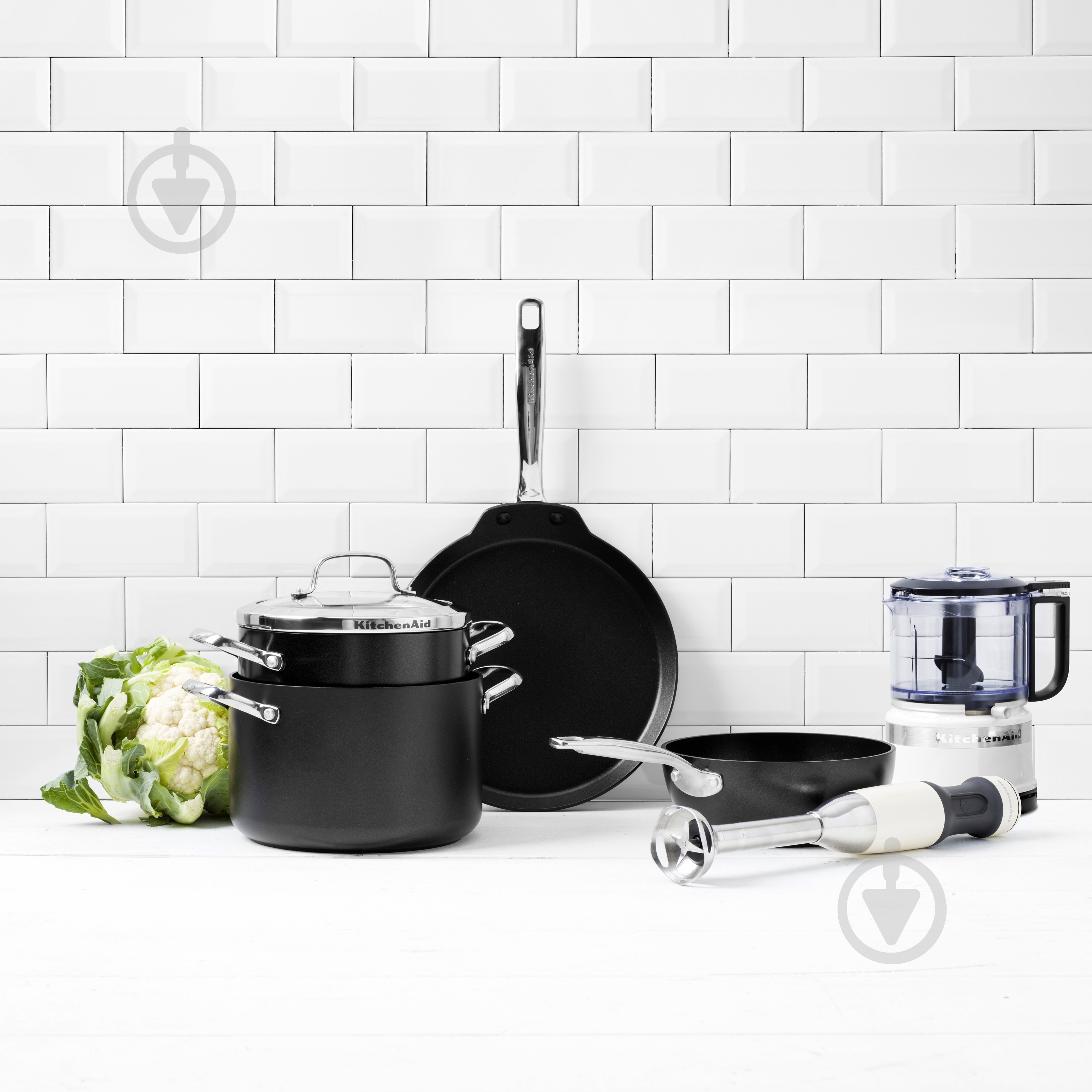 Каструля з кришкою KitchenAid Aluline 22 см 5,3 л - фото 3
