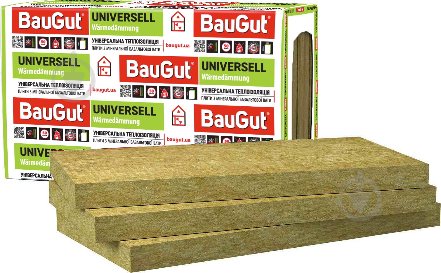 Базальтова вата BauGut Universell 30 50 мм 6 кв.м - фото 1