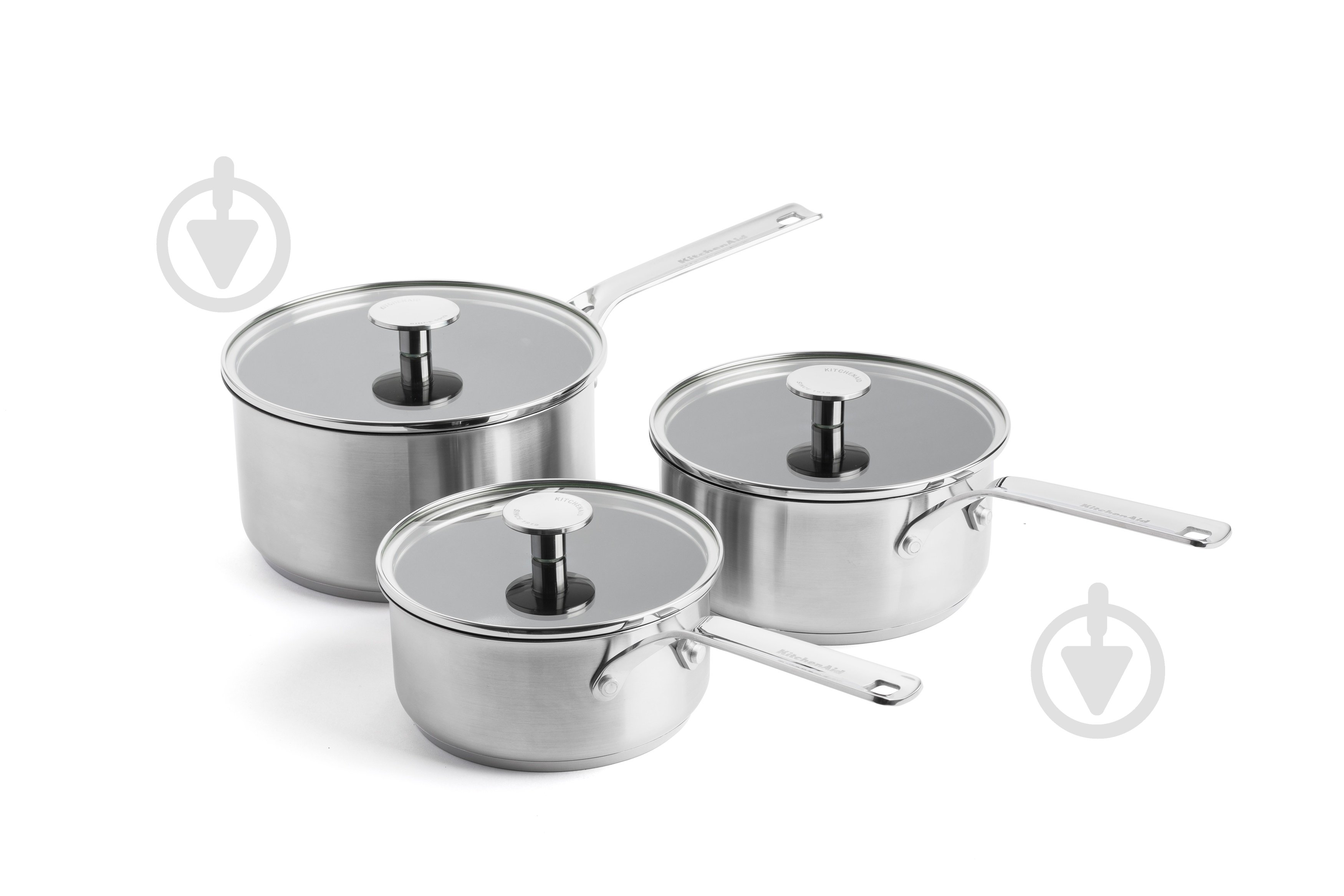 Набір посуду KitchenAid SSS 1,49/2,13/3,11 л CC004221-001 - фото 2