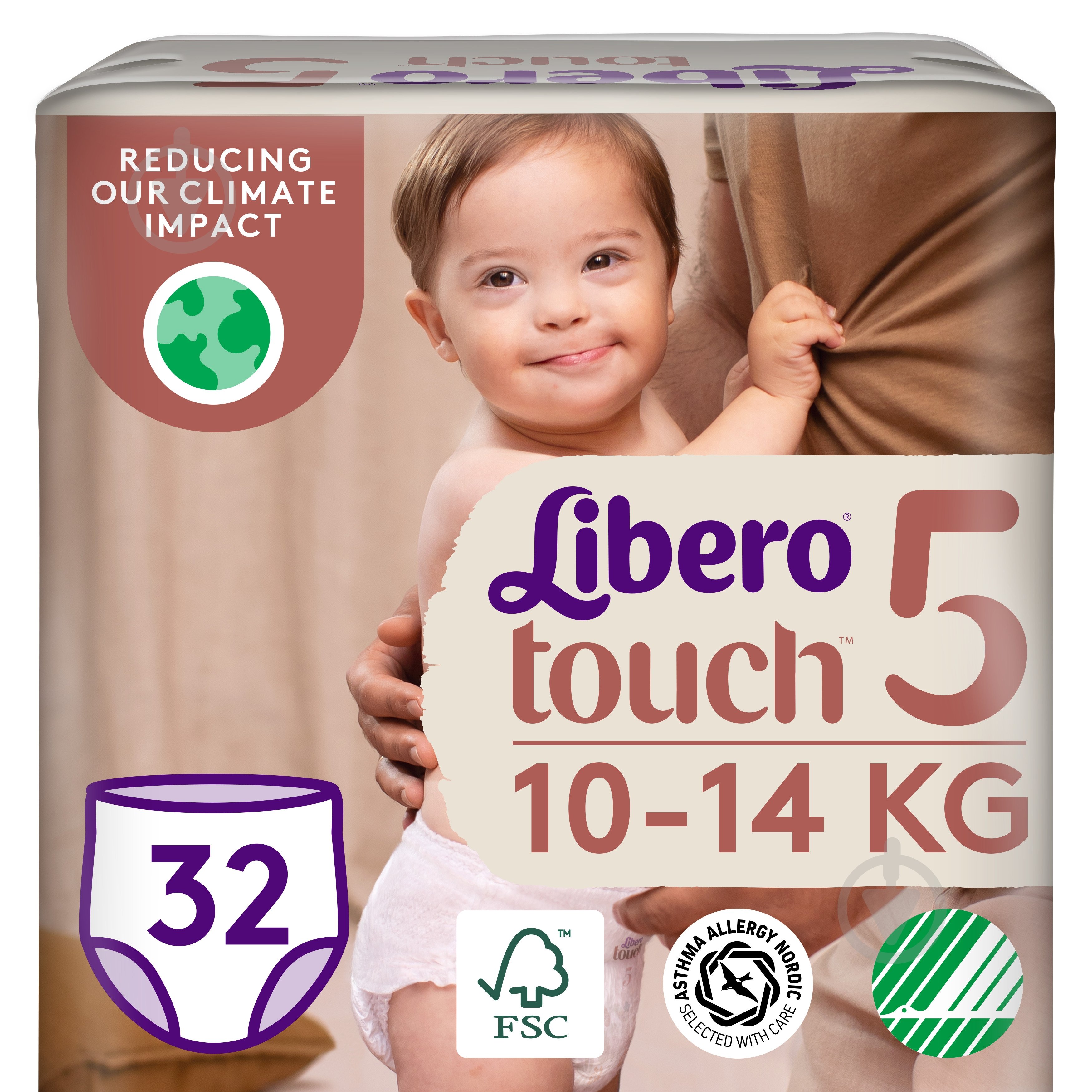 Підгузки-трусики Libero Touch 5 10-14 кг 32 шт. - фото 1