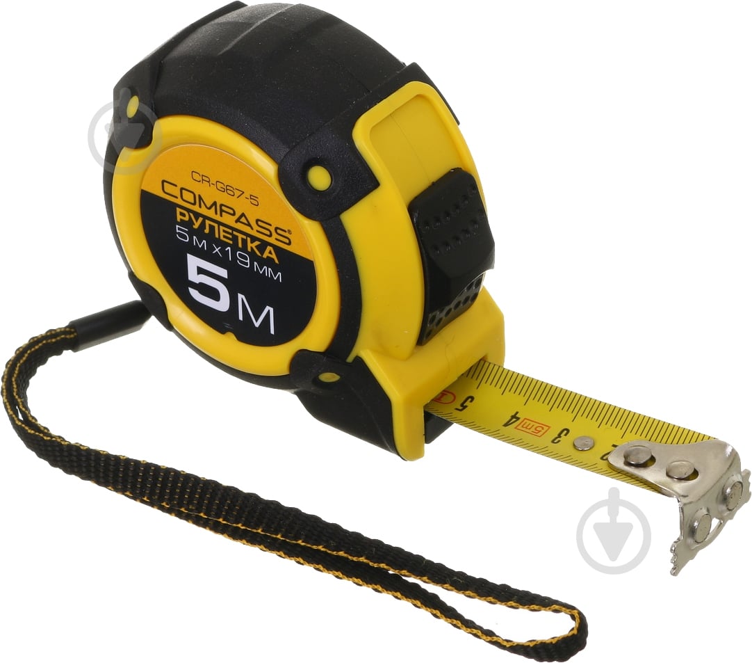 Рулетка Compass CR-G67-5 5 м x 16 мм - фото 2 Рулетка Compass CR-G67-5 5 м x 16 мм - фото 2