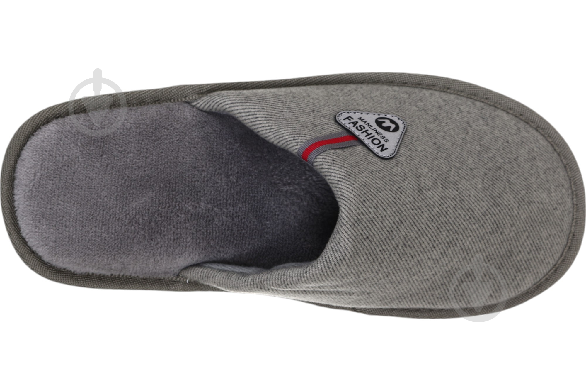 Тапки домашние La Nuit Basic Дрю р.41 серый - фото 4