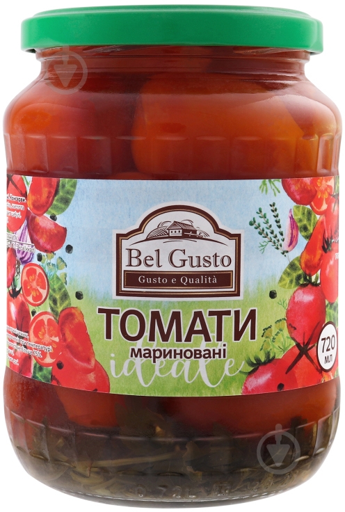 Томаты Bel Gusto маринованные 720мл - фото 1