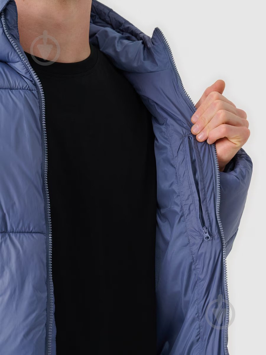 Пуховик мужской зимний 4F DOWN JACKET M480 4FWAW24TDJAM480-32S р.M синий - фото 5