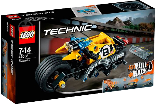 Конструктор LEGO Technic Мотоцикл для трюков 42058 - фото 1