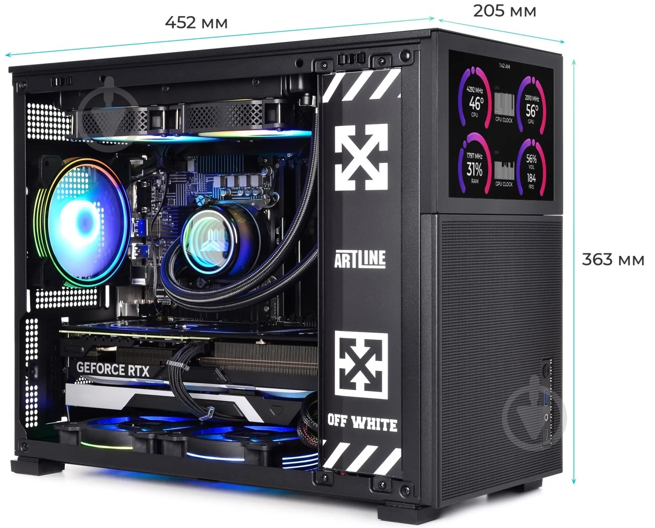 Компьютер Artline Gaming D31 (D31v77Win) black - фото 7