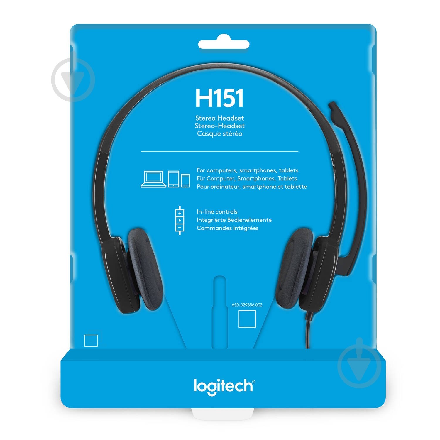 Гарнитура Logitech H151 black - фото 8