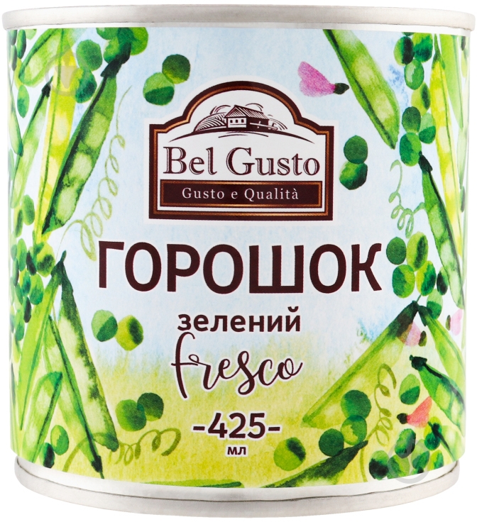 Горошек Bel Gusto зеленый 425 мл - фото 1