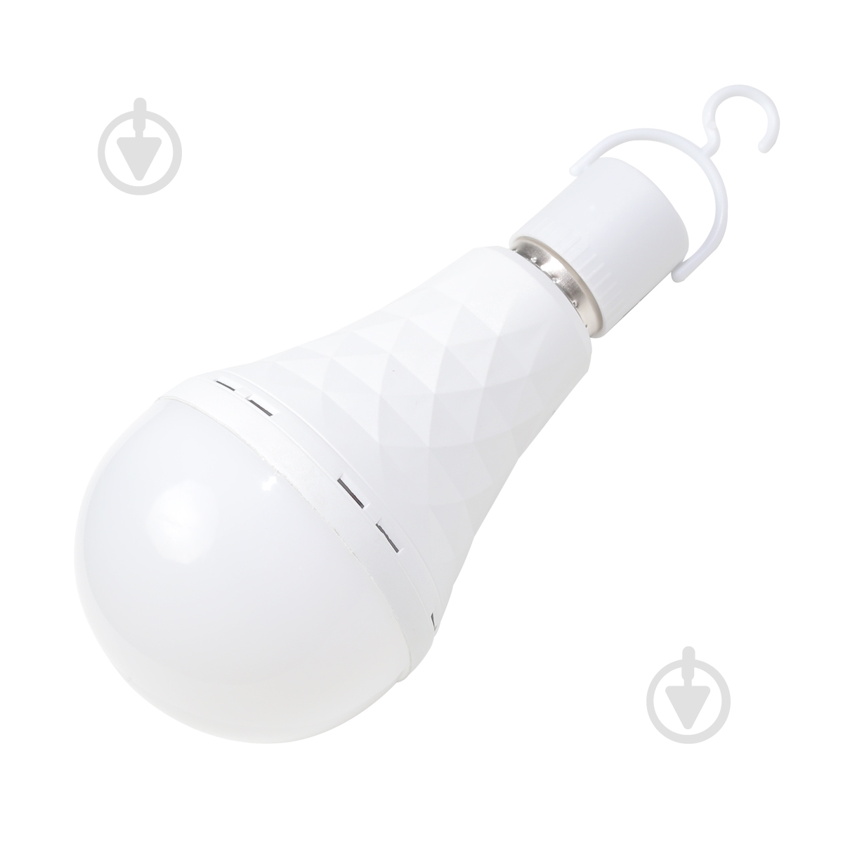 Лампа акумуляторна LED LIGHT SET Bulb 12 Вт A80 E27 220 В 4500 К - фото 1