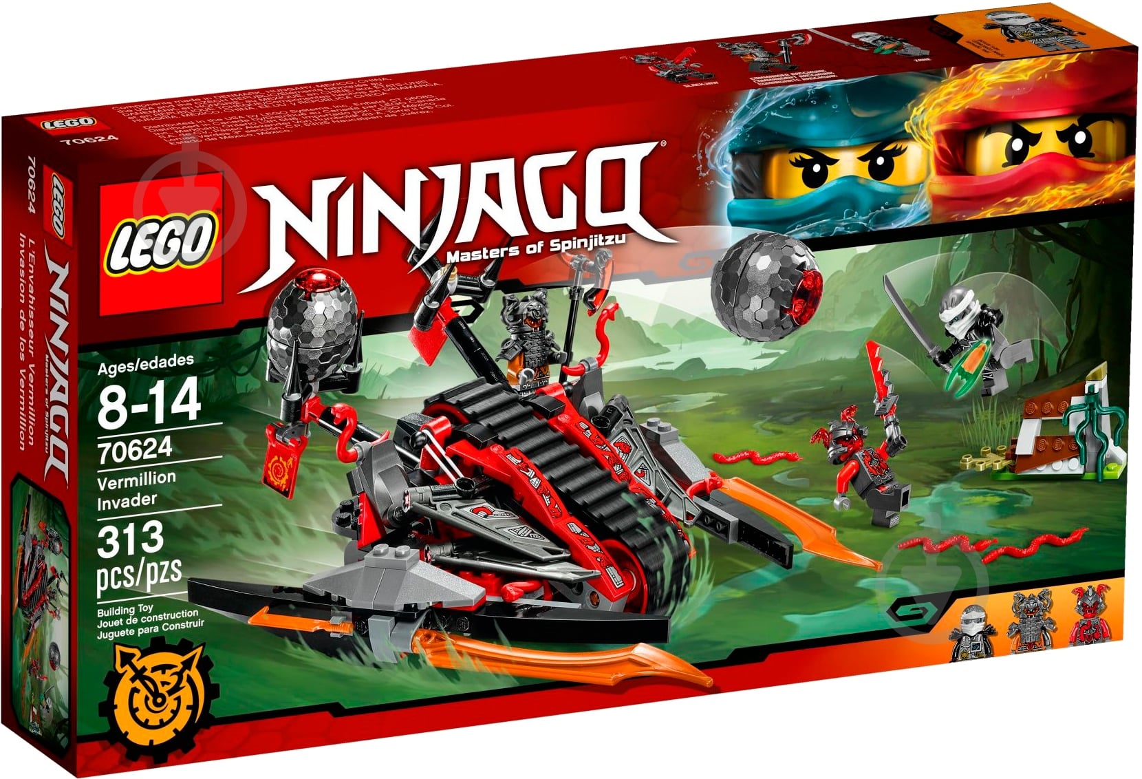 ᐉ Конструктор LEGO Ninjago Алый захватчик 70624 • Купить в Киеве