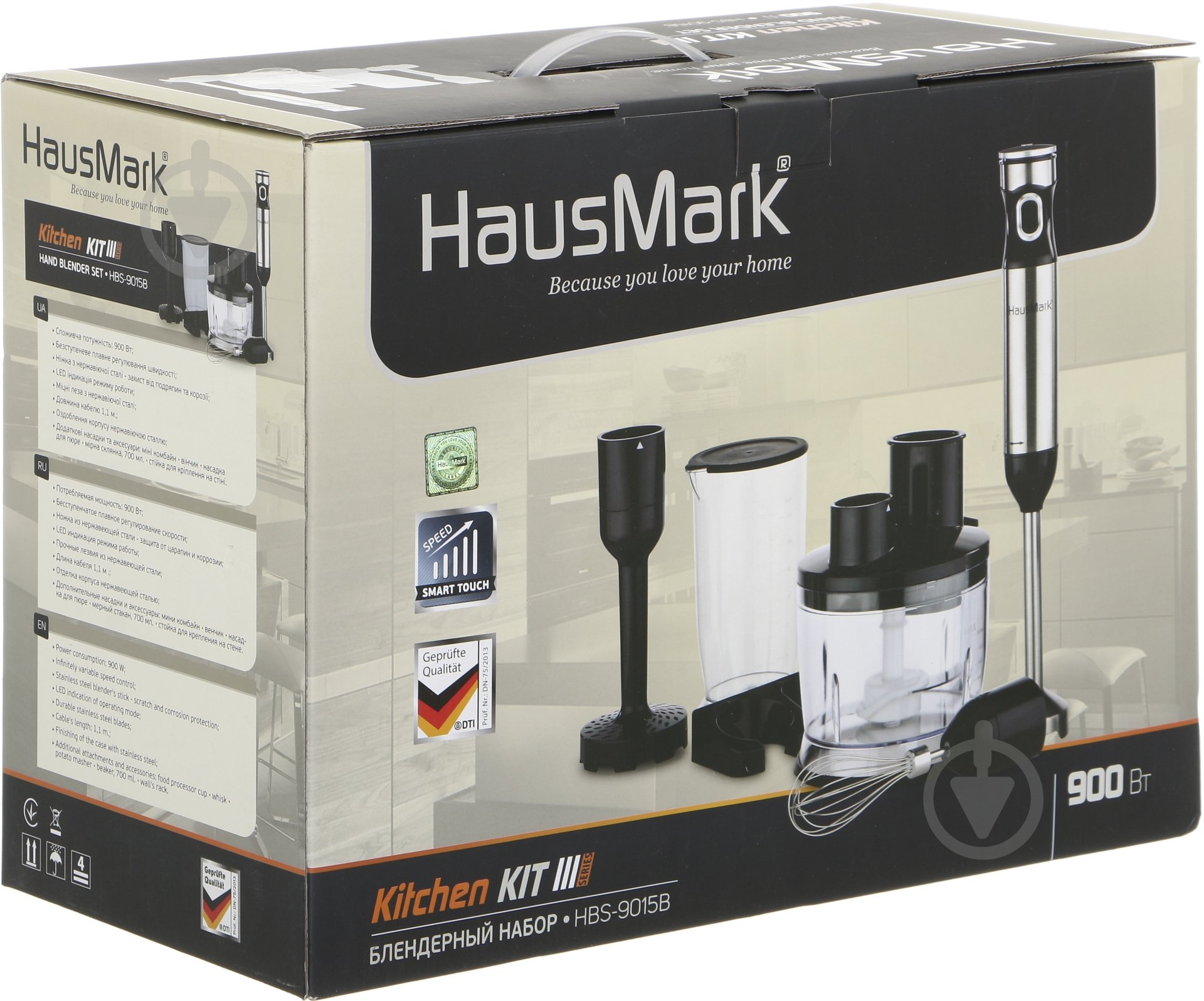 Блендер погружной HausMark HBS-9015B - фото 8 Блендер погружной HausMark HBS-9015B - фото 8