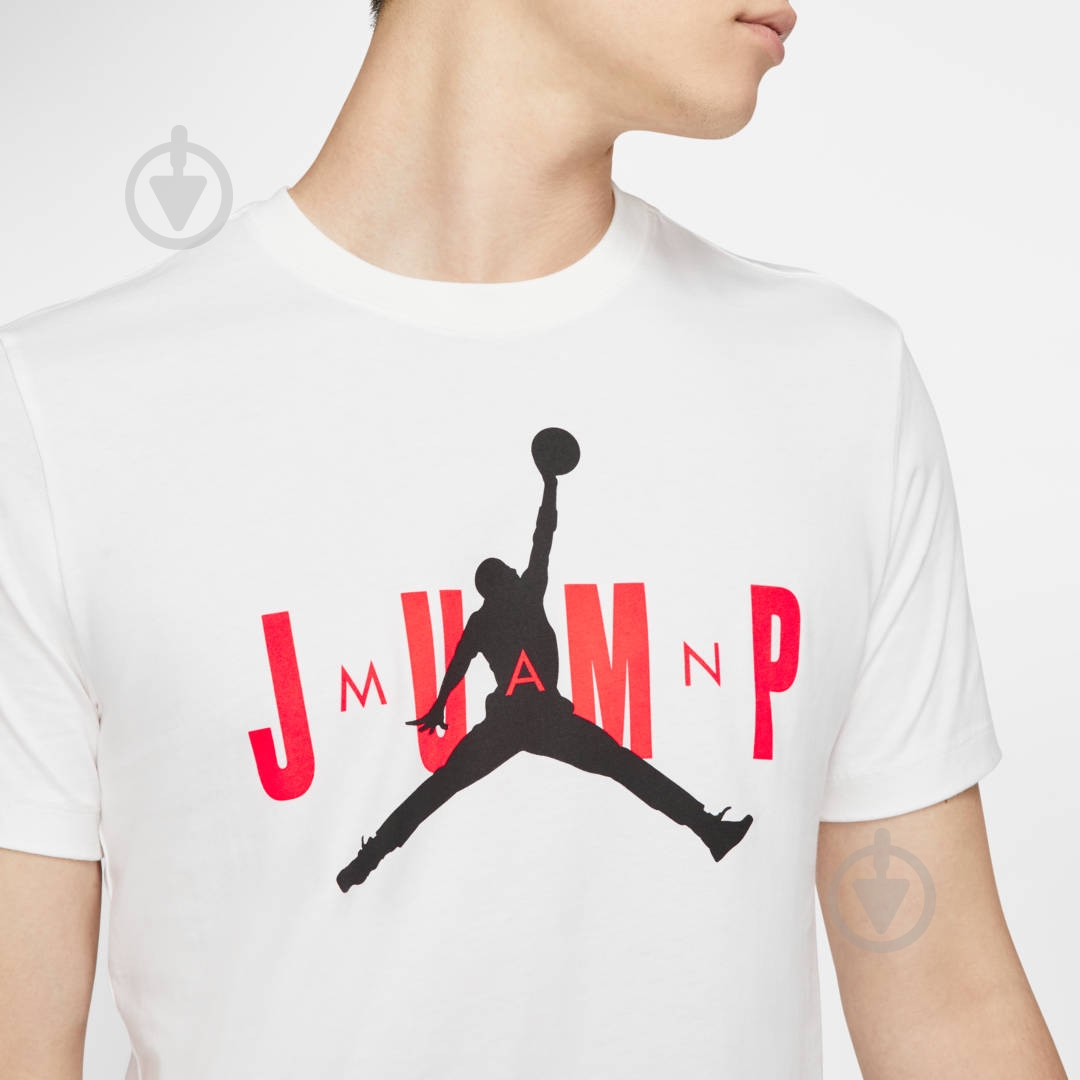 Футболка Jordan M J CTN SS JUMP CREW CD5616-100 р.M белый - фото 5 Футболка Jordan M J CTN SS JUMP CREW CD5616-100 р.M белый - фото 5
