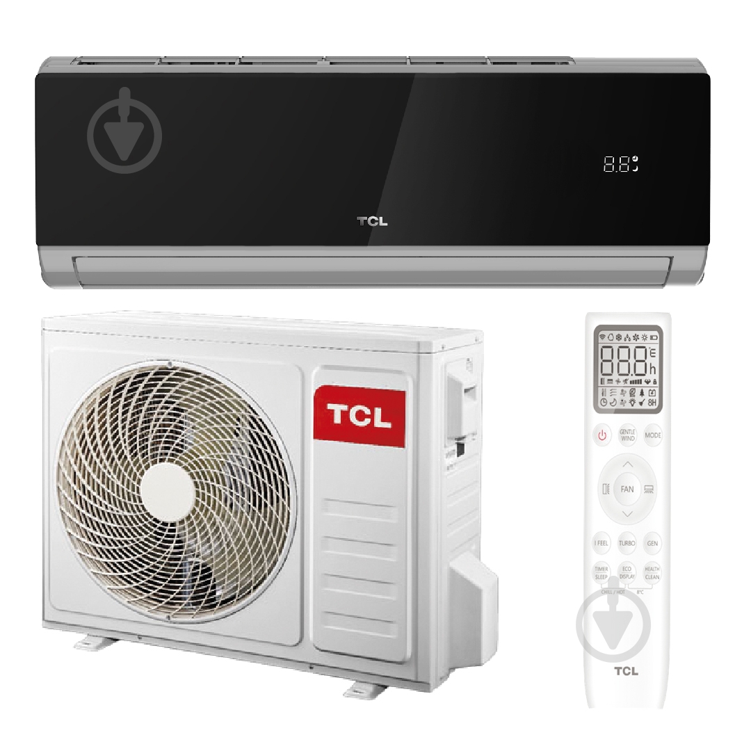 Кондиціонер TCL TAC-09CHSD/XA82I Grey-black Inverter R32 WI-FI Ready - фото 1 Кондиціонер TCL TAC-09CHSD/XA82I Grey-black Inverter R32 WI-FI Ready - фото 1