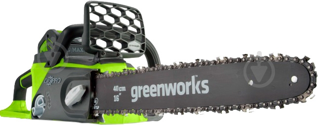 Пила цепная аккумуляторная GreenWorks GD40CS40K4 - фото 2