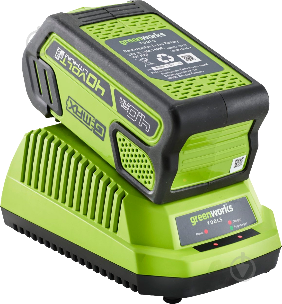 Зарядное устройство GreenWorks универсальное G40C/G40UC 2904607/2910907 - фото 4
