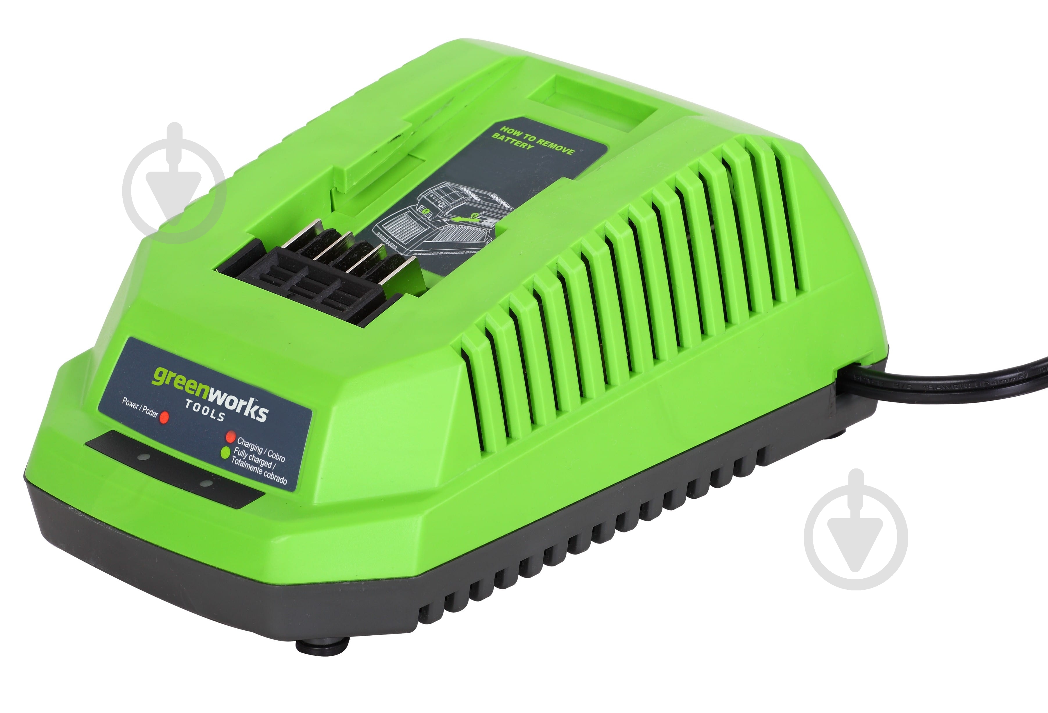 Зарядное устройство GreenWorks универсальное G40C/G40UC 2904607/2910907 - фото 3