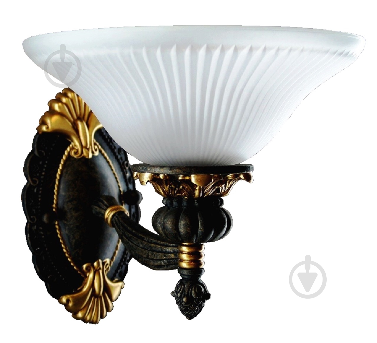 Бра Интеркласс НББ 01-ХХ-101 1x60 Вт E27 бронза/черный - фото 1