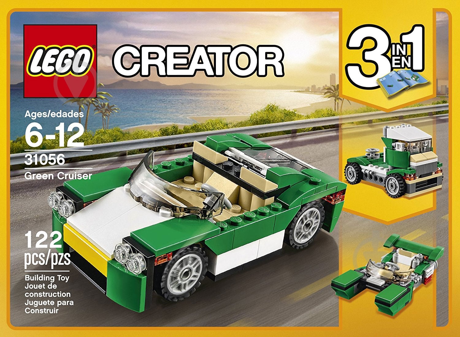 Конструктор LEGO Creator Зеленый кабриолет 31056 - фото 1