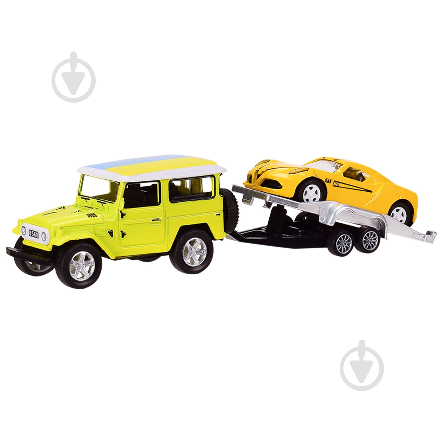Набор Автопром Машина с прицепом 1:50 7415 - фото 7 Набор Автопром Машина с прицепом 1:50 7415 - фото 7