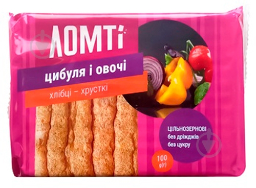 Хлебцы Ломти лук и овощи 100 г - фото 1