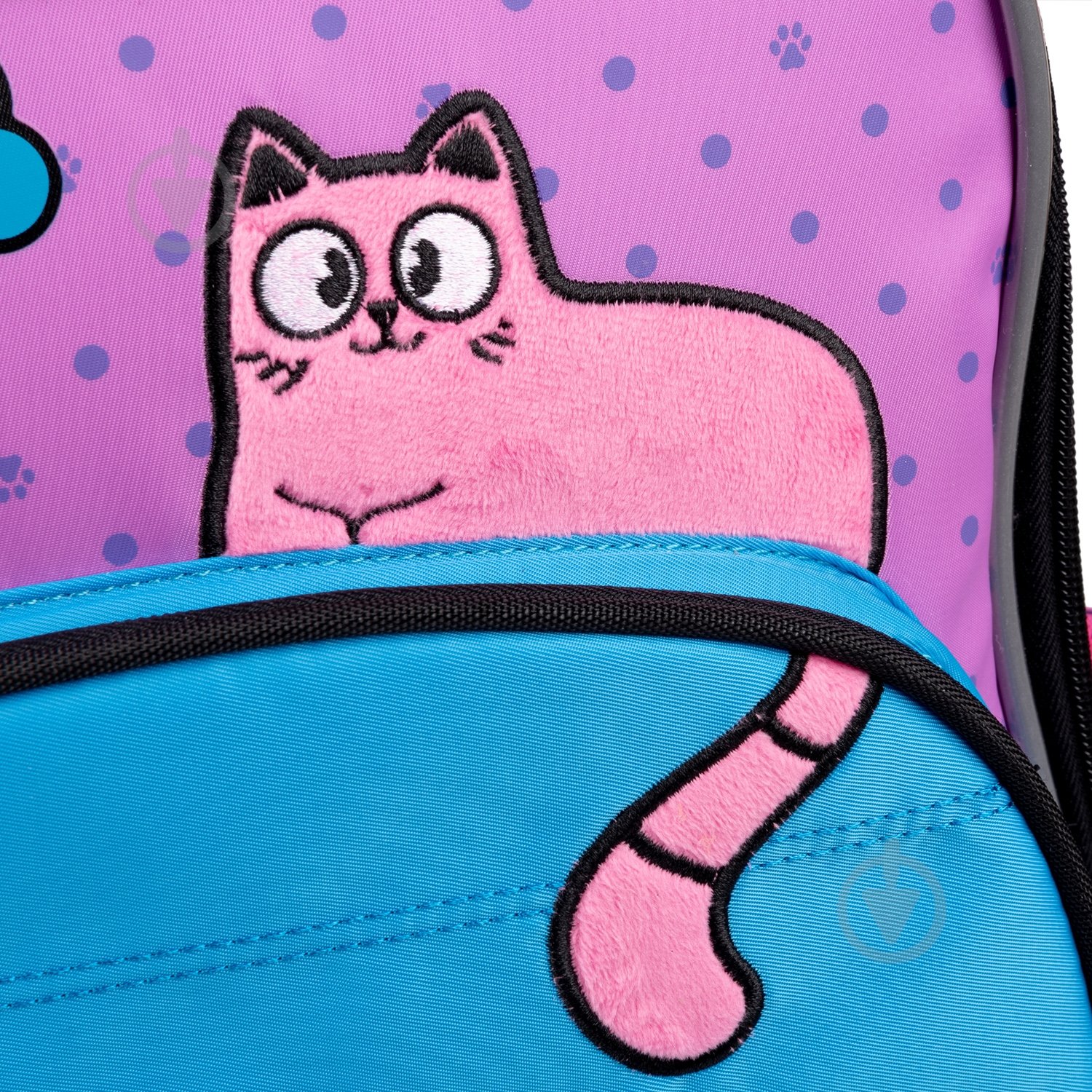 Ранець напівкаркасний 1 вересня Fashion S-97 Pink and Blue - фото 17